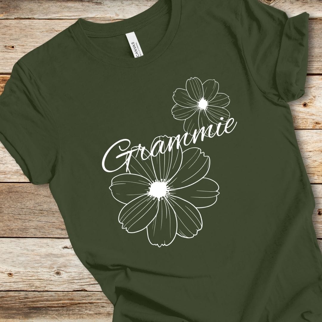 Floral 'Grammie' Tee