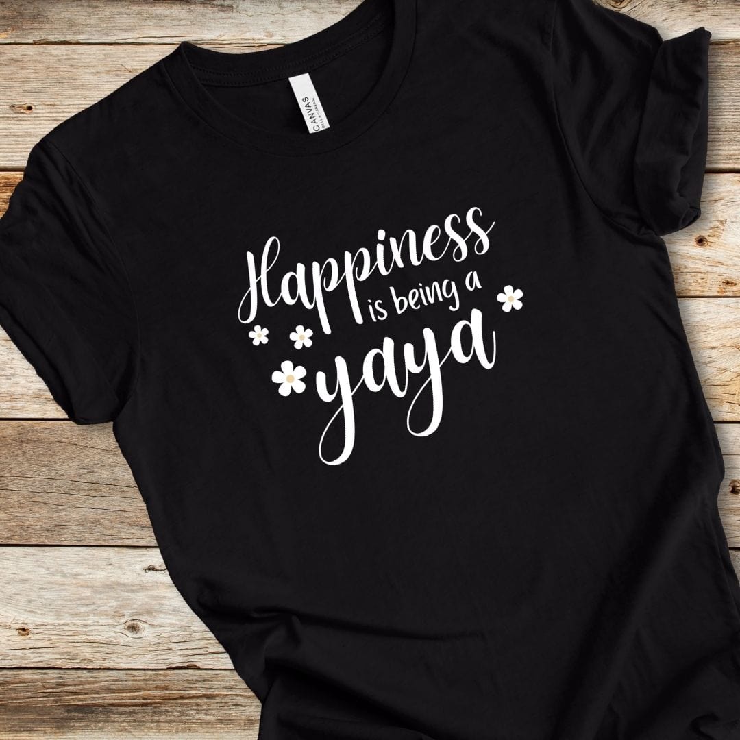 Floral Happiness Is Being A Yaya Tee