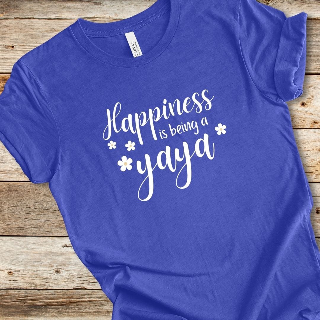Floral Happiness Is Being A Yaya Tee