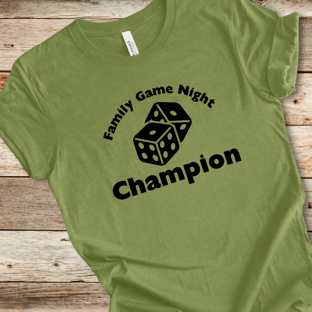 Family Game Night Champion Tee