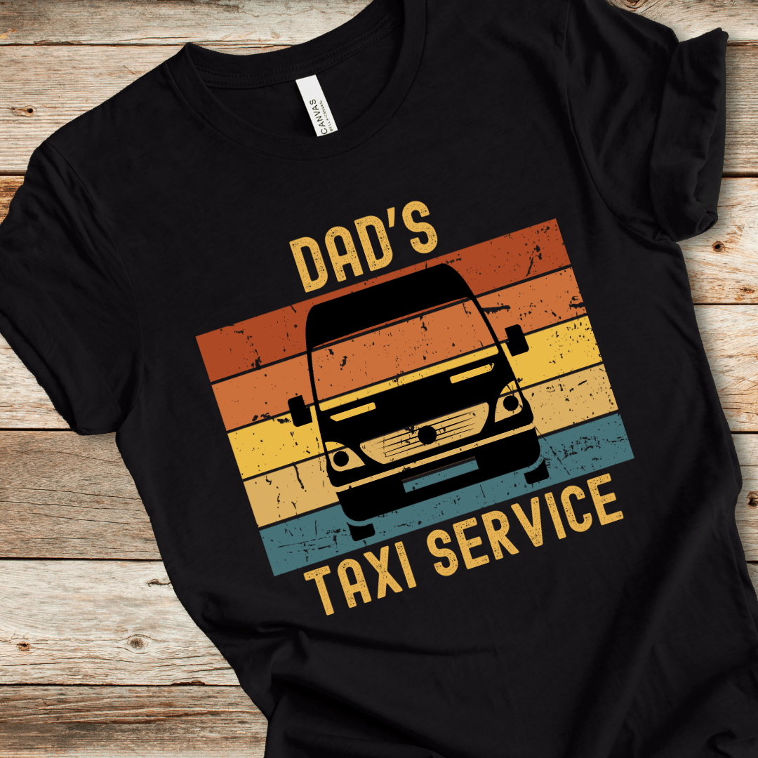 Dad's Taxi Service Minivan Tee