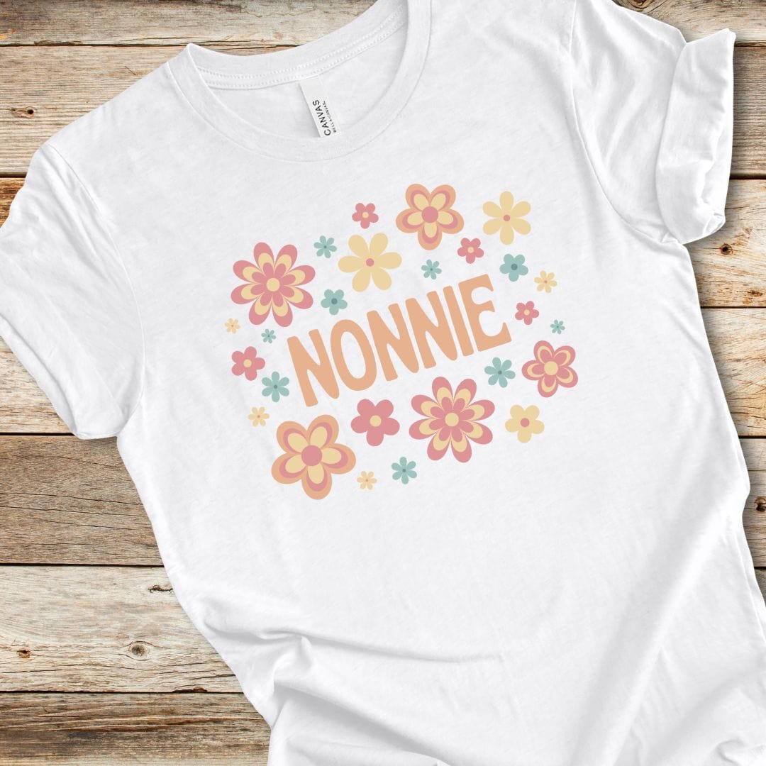 Retro Floral Nonnie Tee