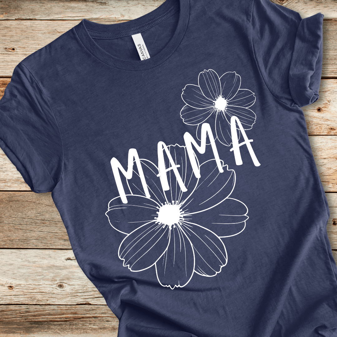 Floral 'Mama' Tee
