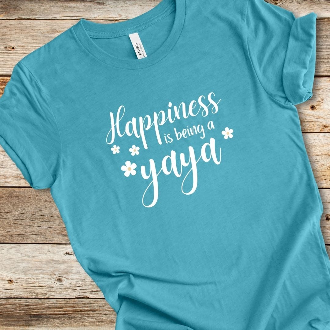 Floral Happiness Is Being A Yaya Tee