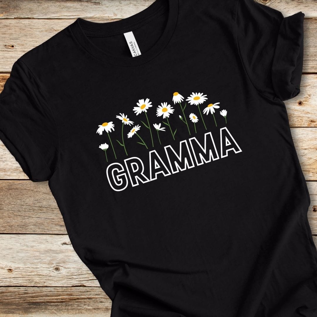 Gramma With Daisies Tee