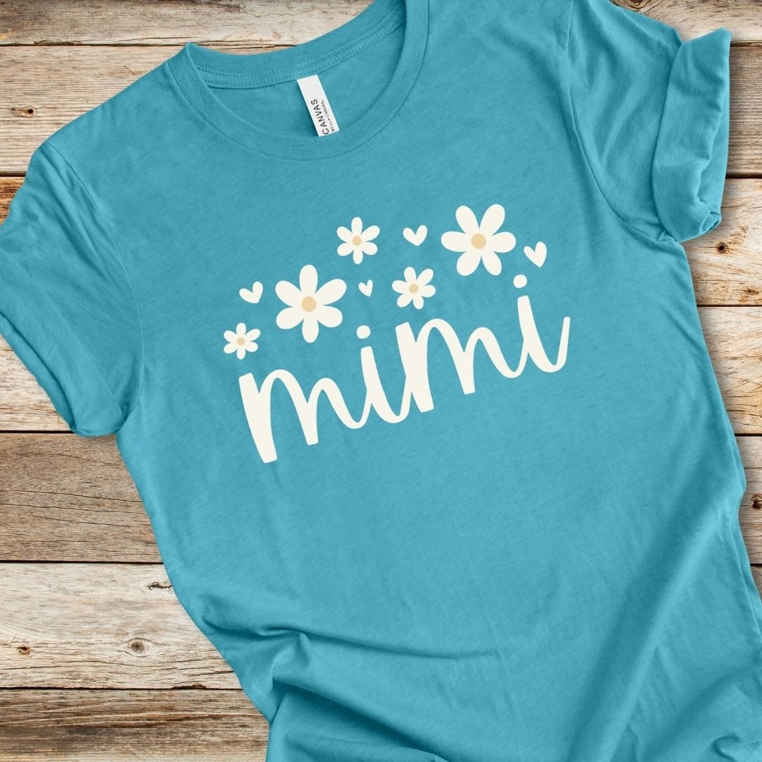 Floral Mimi With Hearts Tee