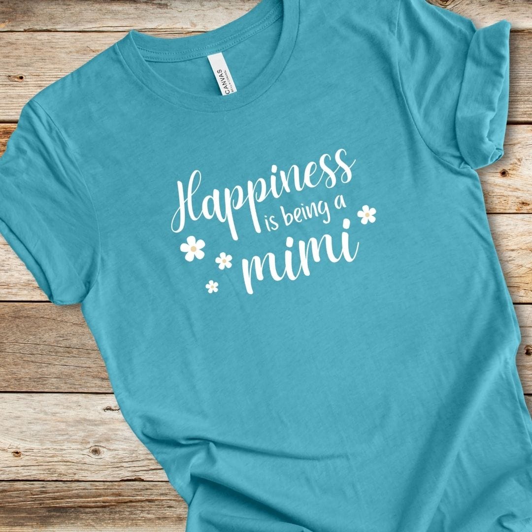 Floral Happiness Is Being A Mimi Tee