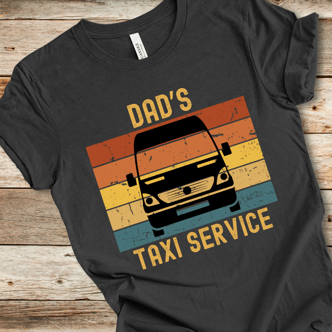 Dad's Taxi Service Minivan Tee