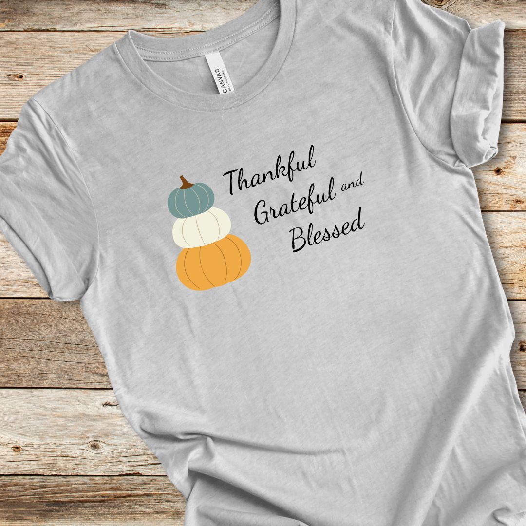 Thankful Grateful Blessed Tee