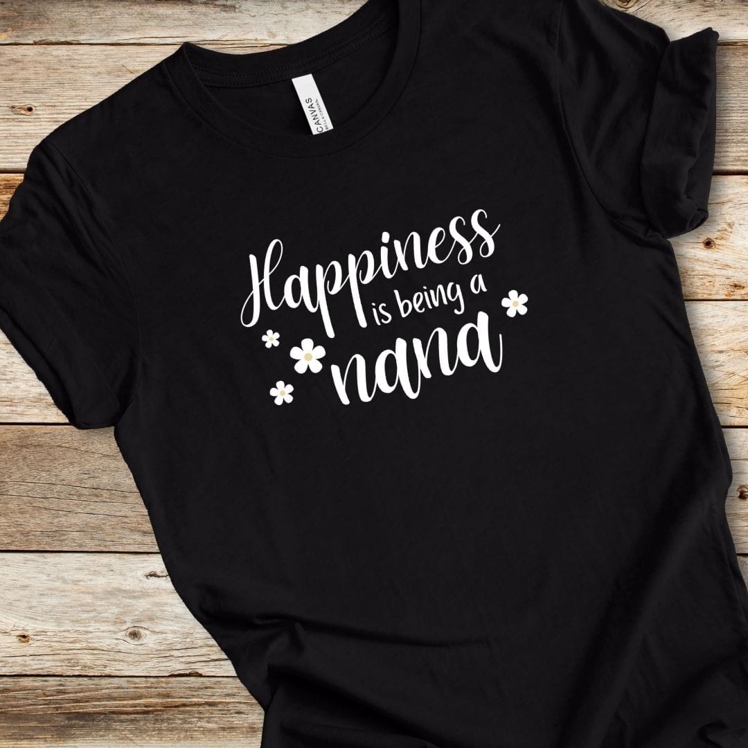 Floral Happiness Is Being A Nana Tee