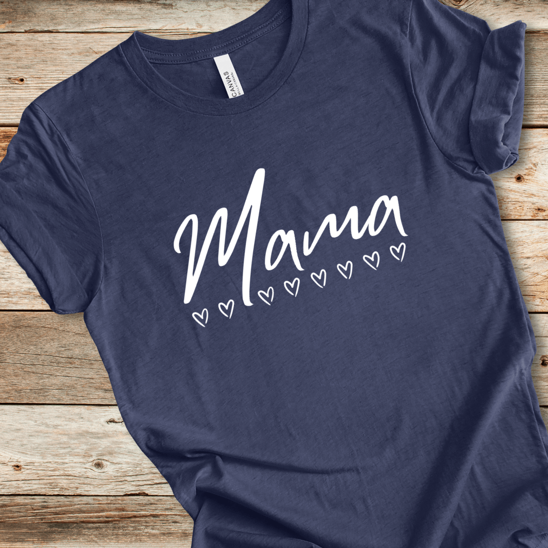 Mama With Hearts Tee