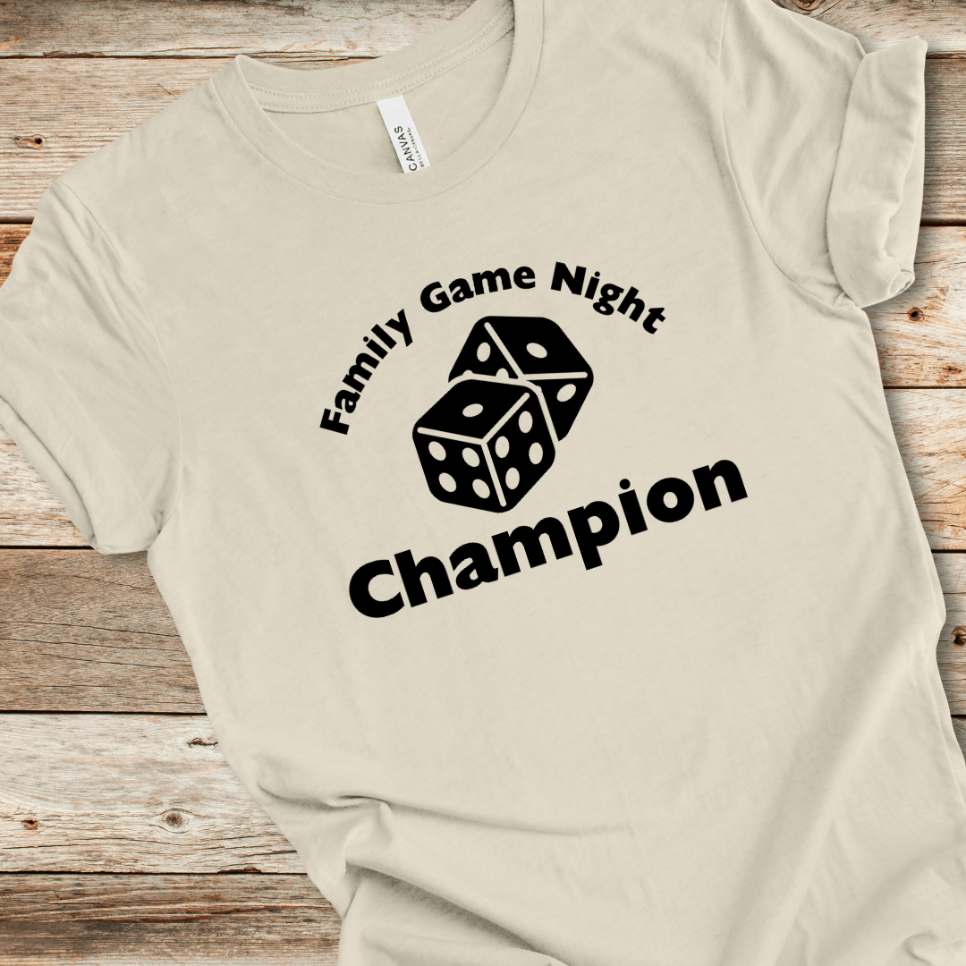 Family Game Night Champion Tee
