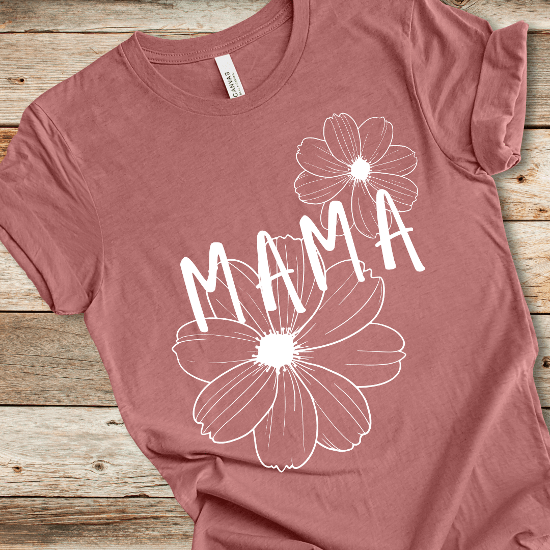 Floral 'Mama' Tee