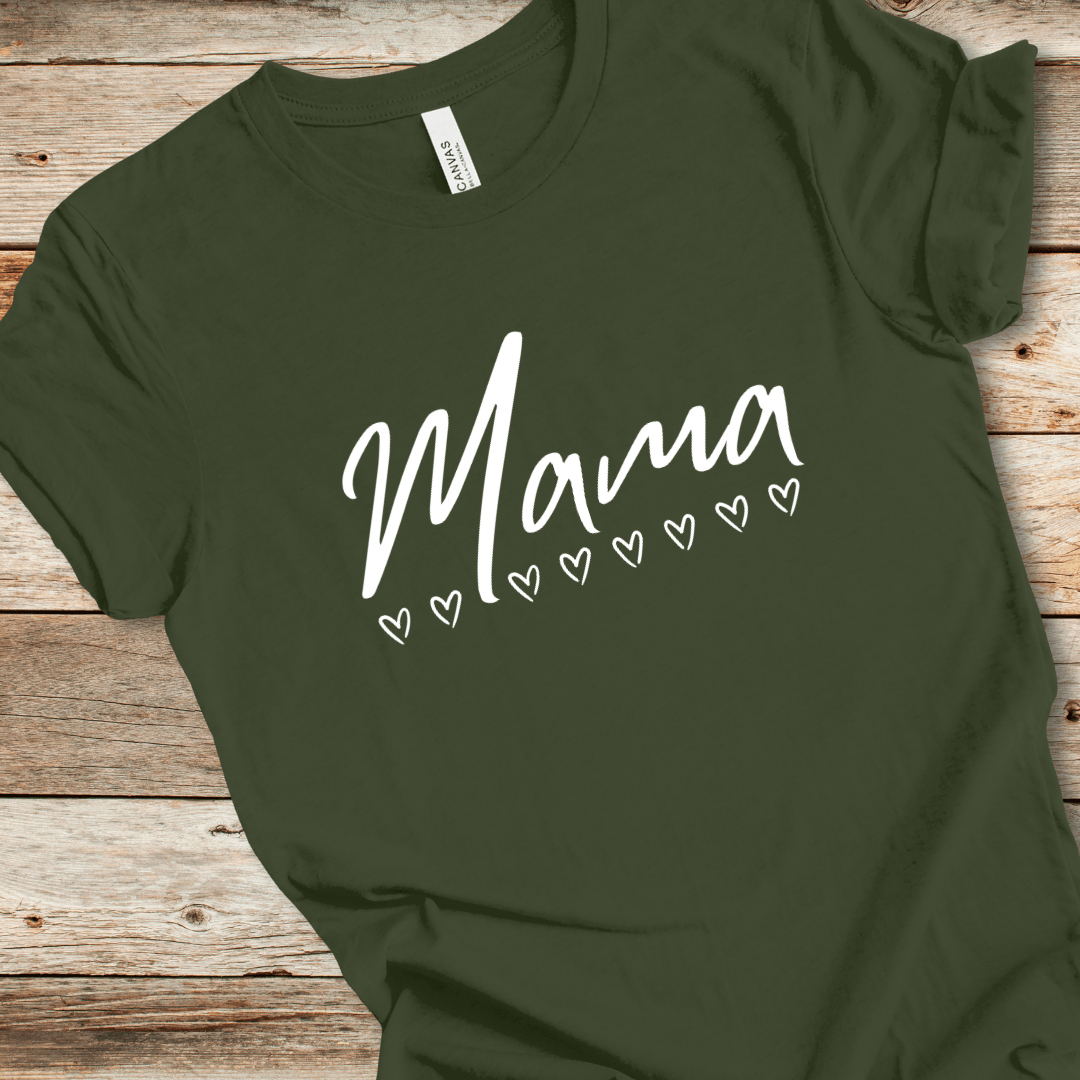 Mama With Hearts Tee