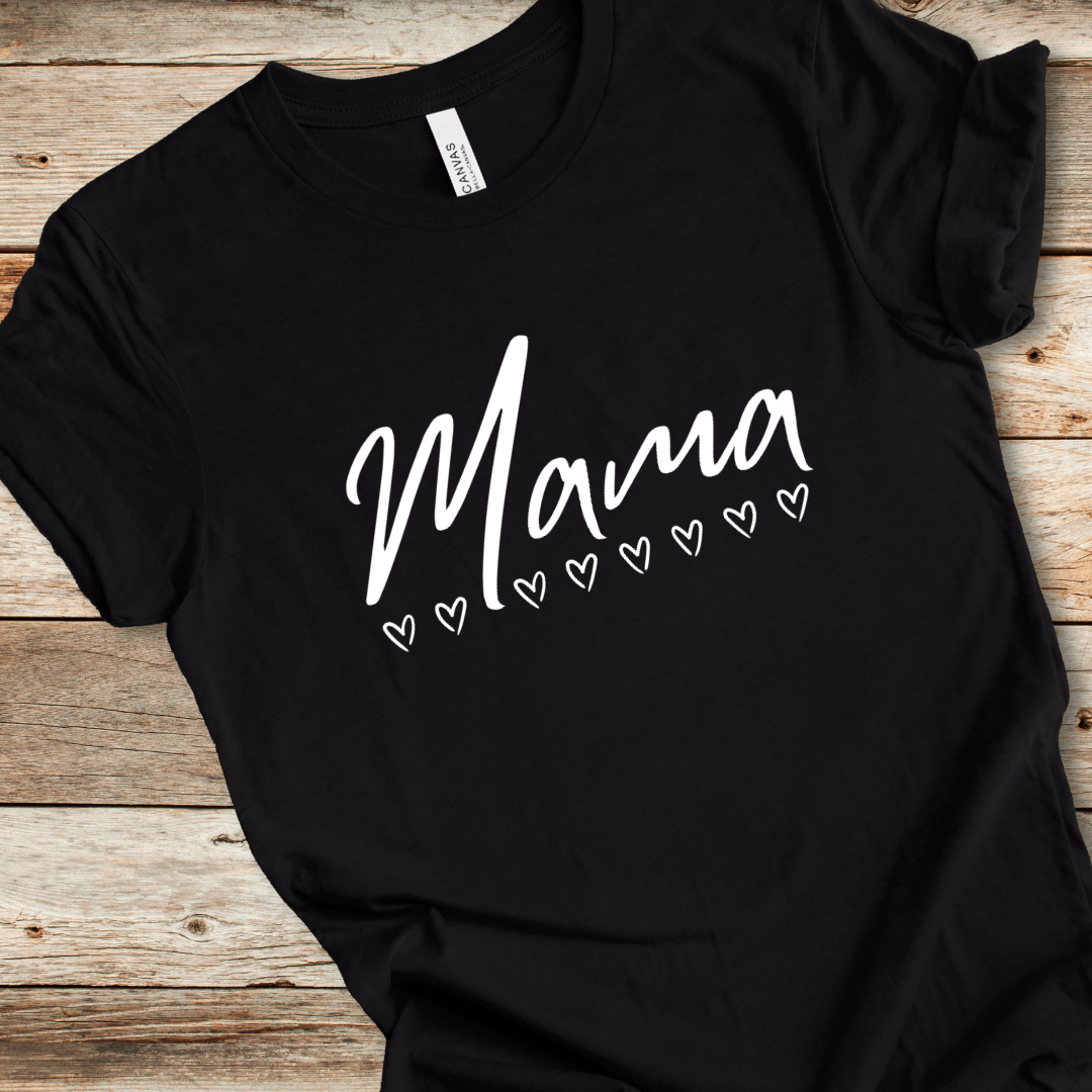 Mama With Hearts Tee