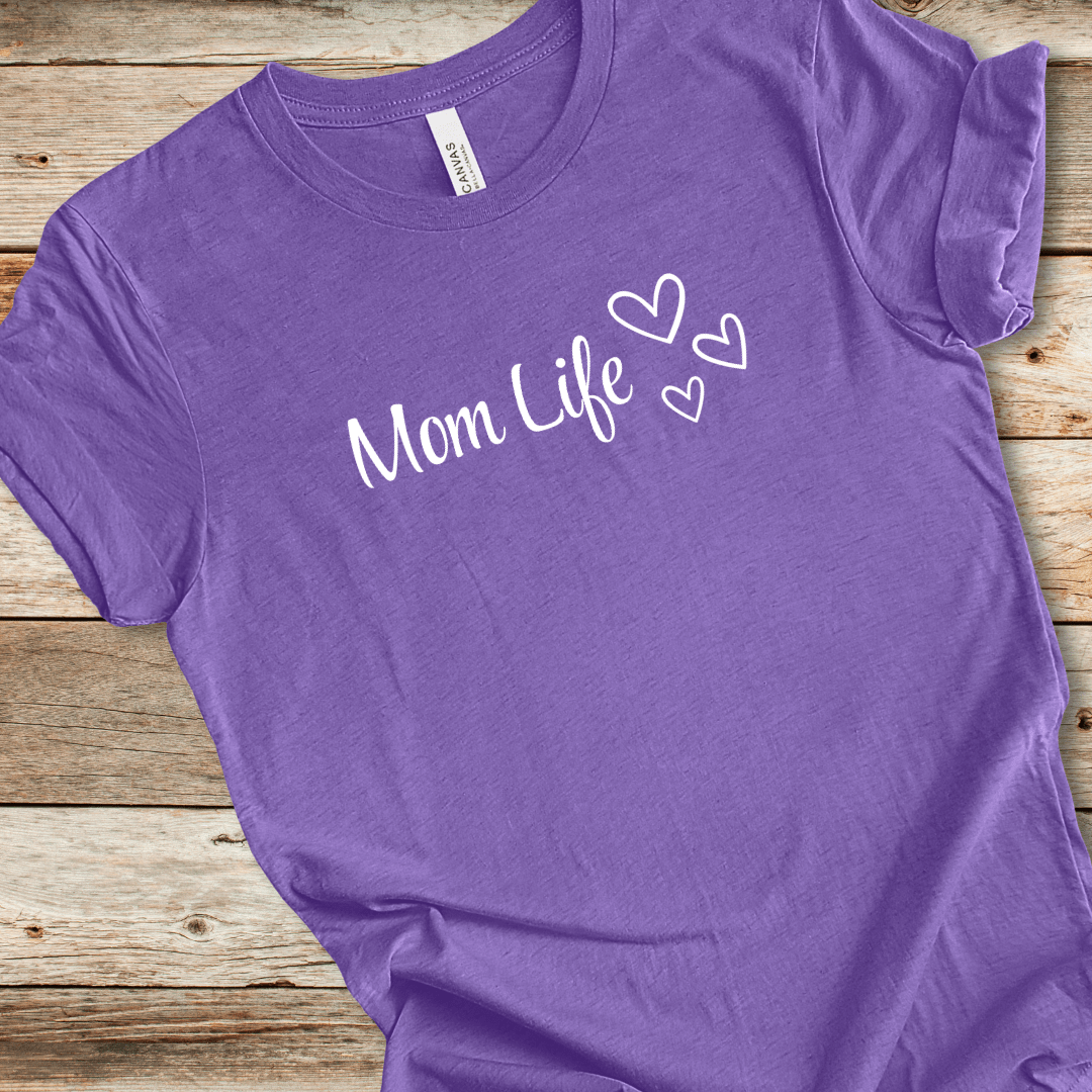 Mom Life Hearts Tee
