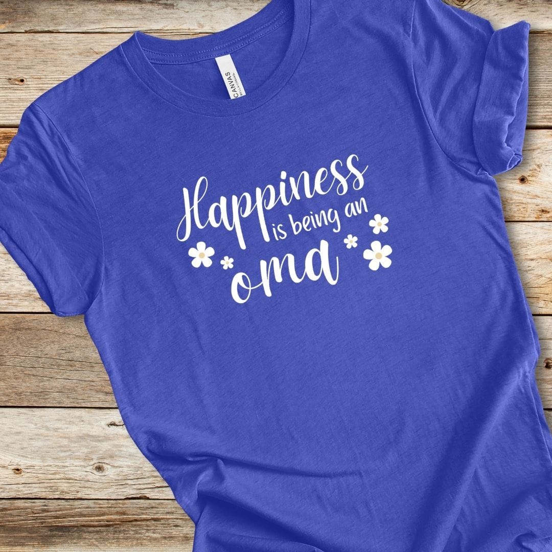 Floral Happiness Is Being An Oma Tee