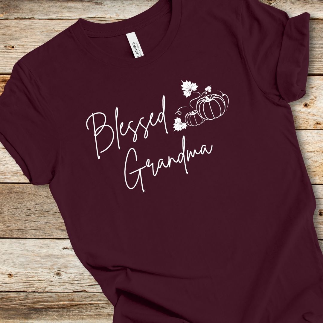 Fall Blessed Grandma Tee