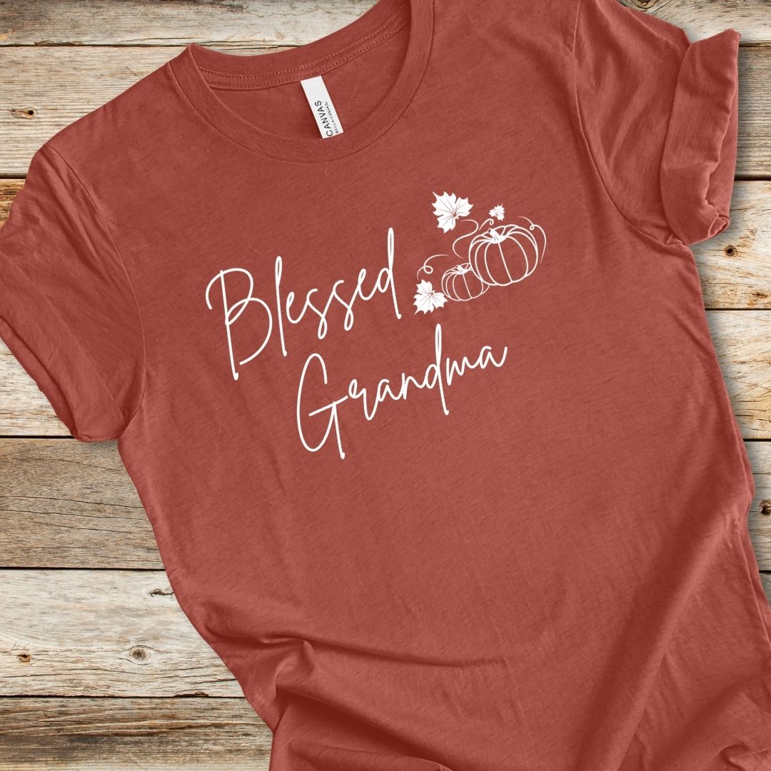 Fall Blessed Grandma Tee