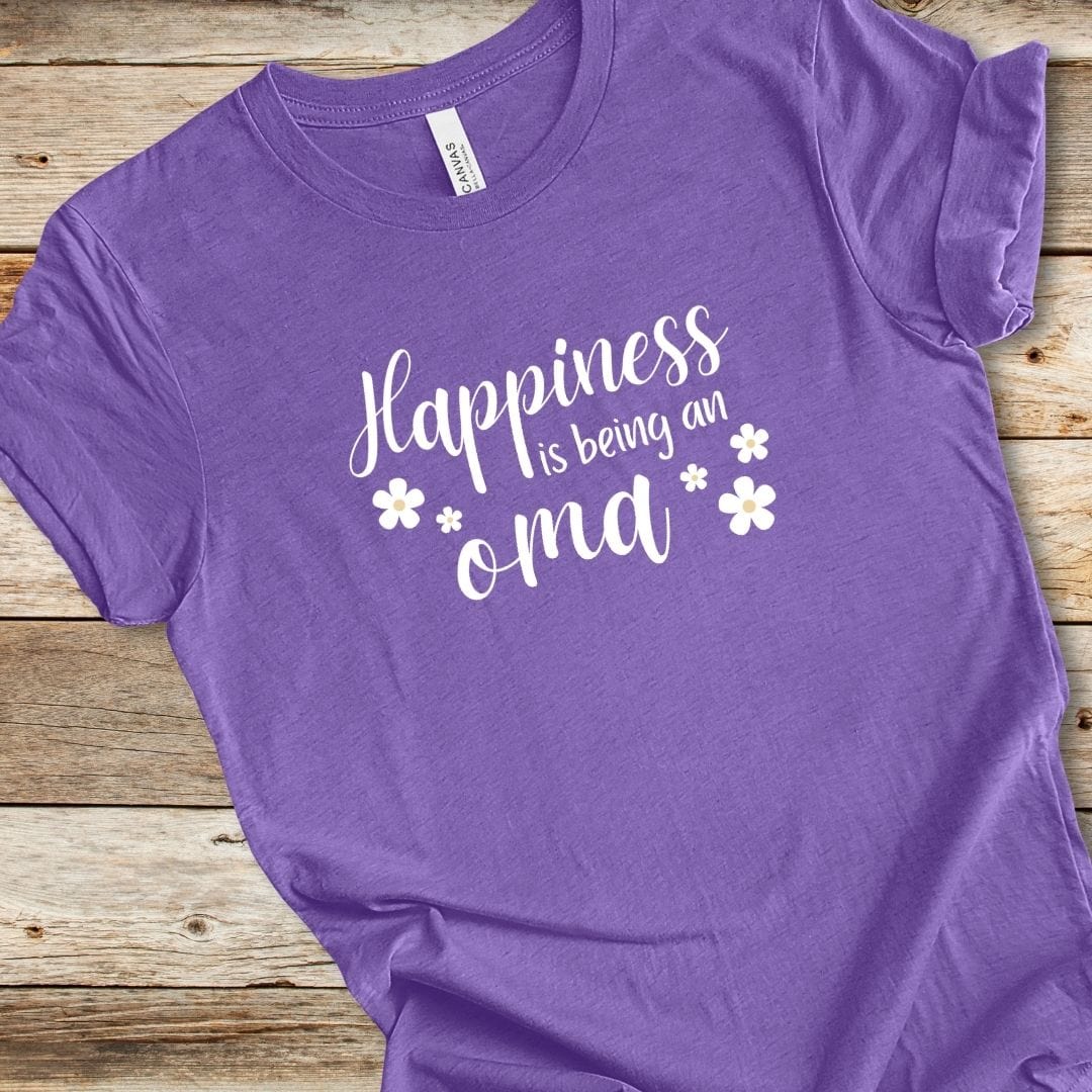 Floral Happiness Is Being An Oma Tee