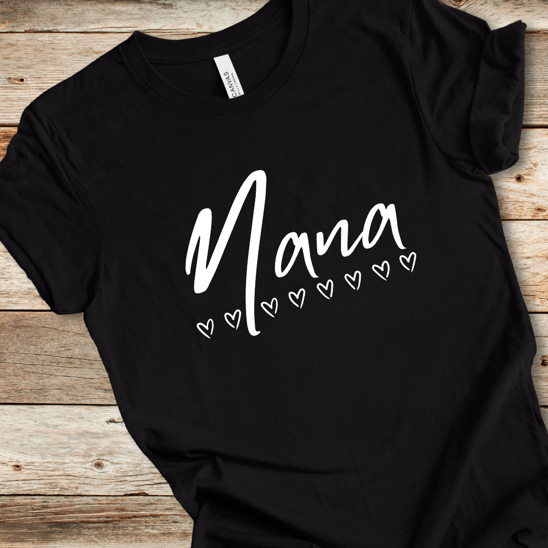 Nana With Hearts Tee