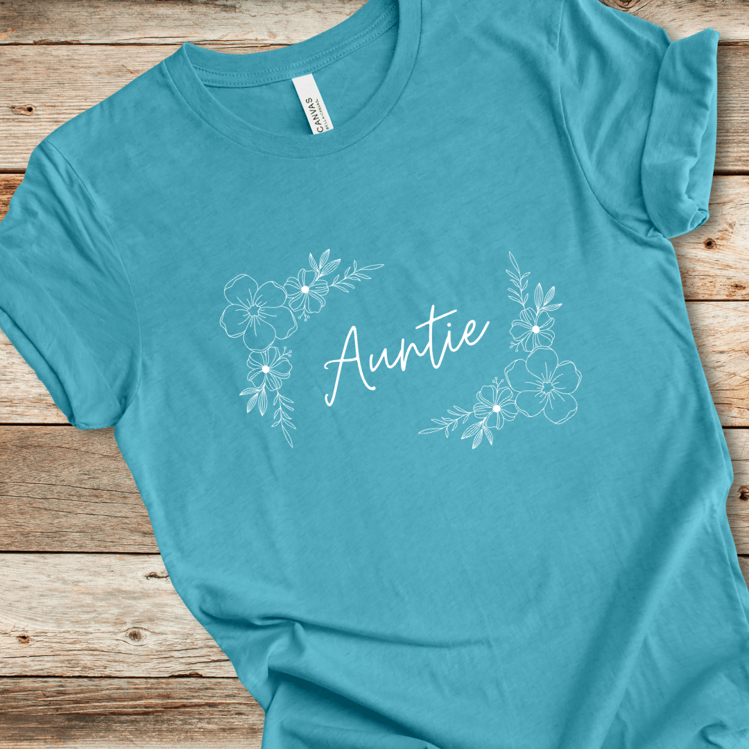 Floral 'Auntie' Tee