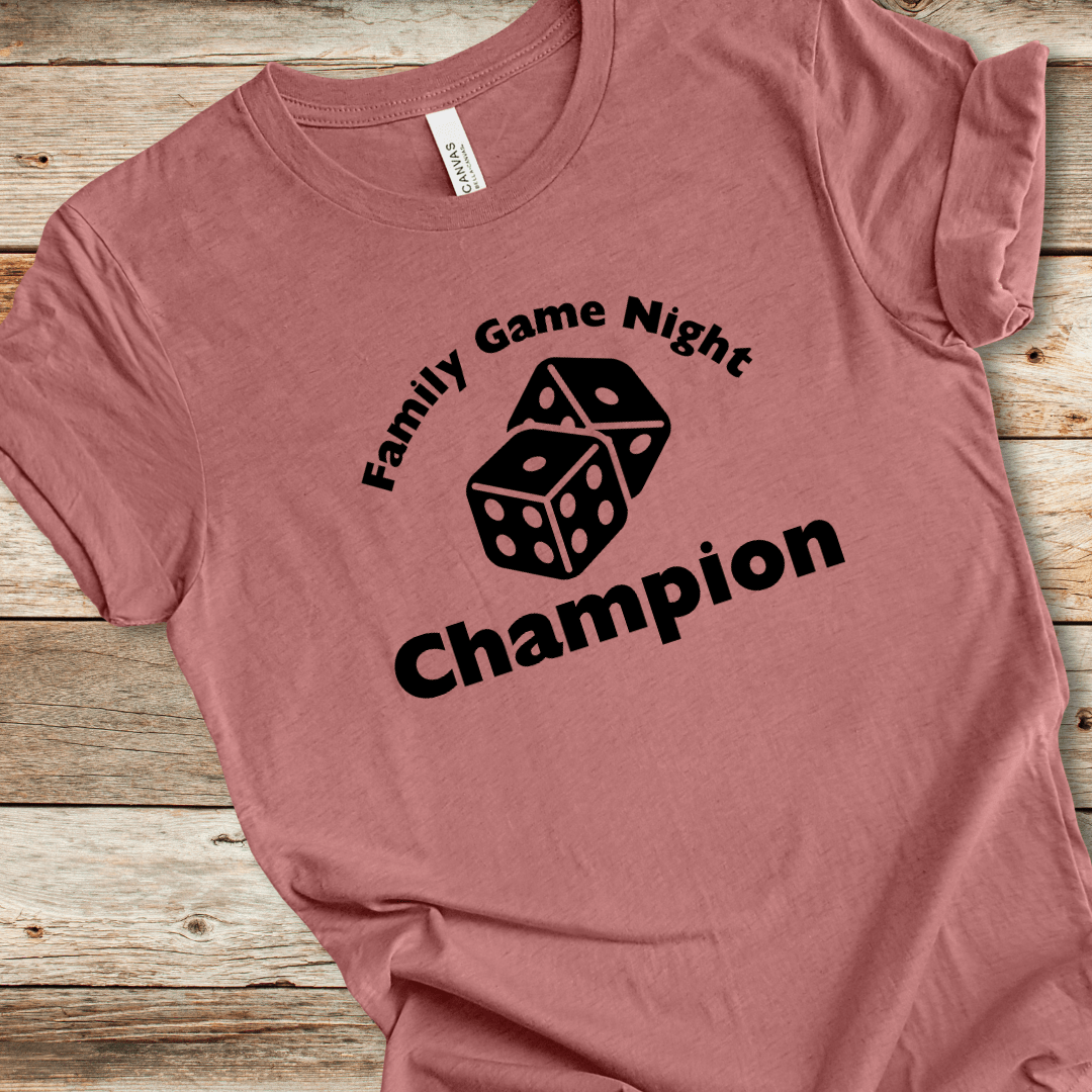 Family Game Night Champion Tee