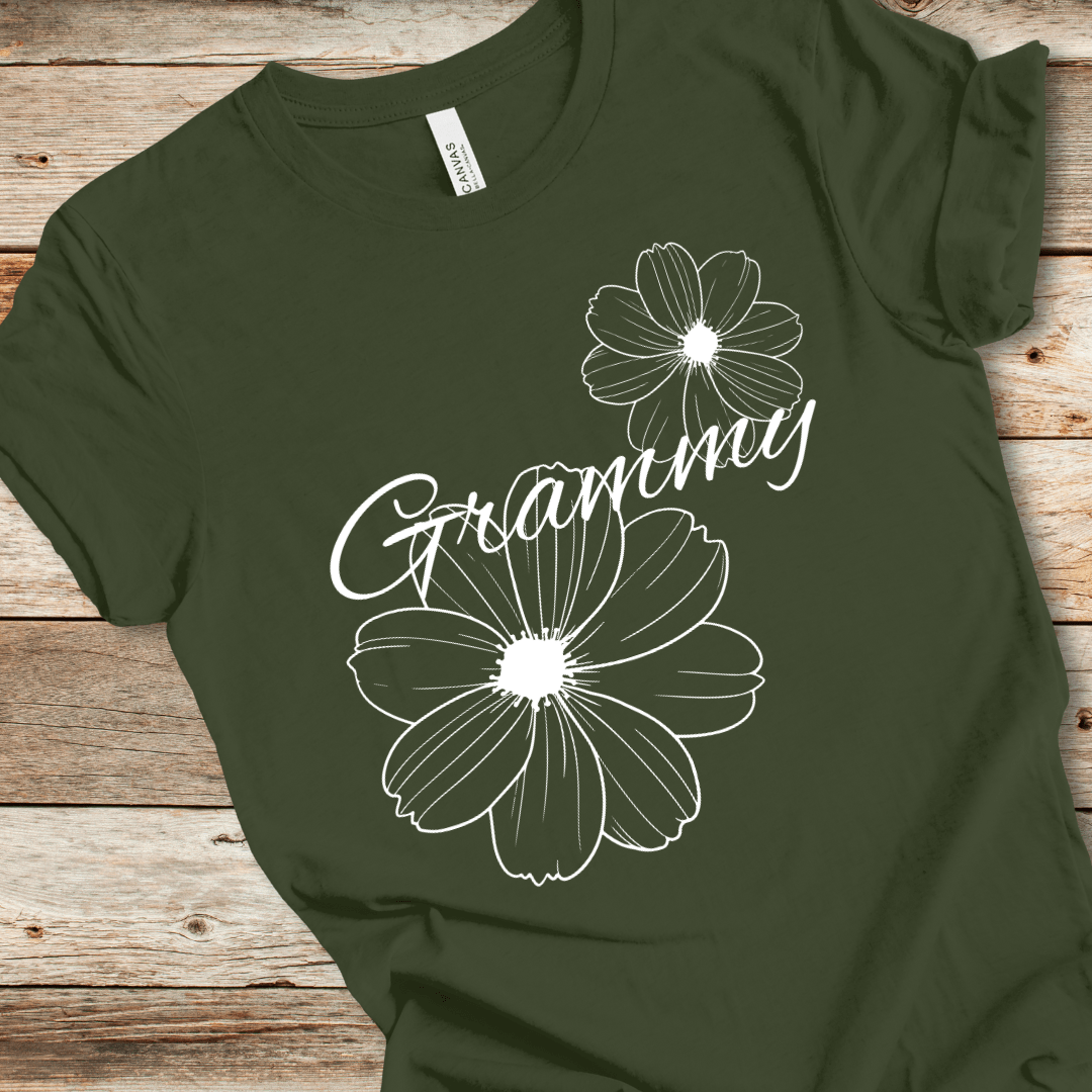 Floral 'Grammy' Tee