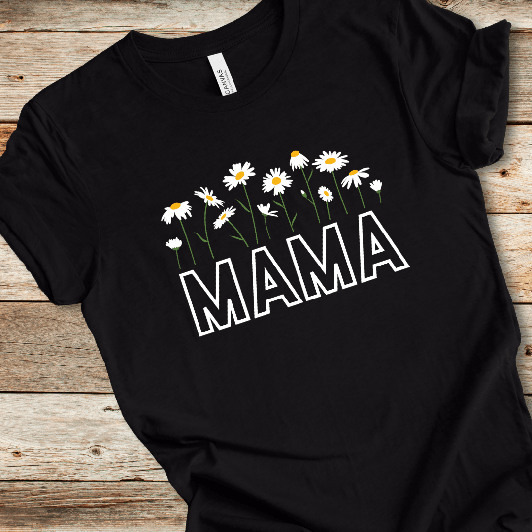 Mama With Daisies Tee
