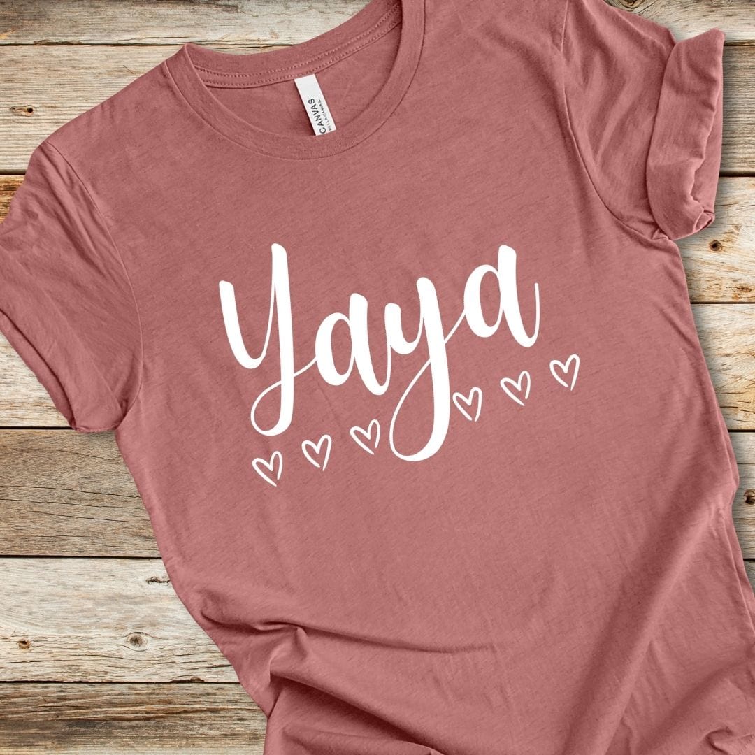 Yaya With Hearts Tee