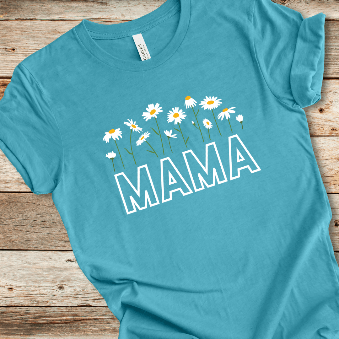 Mama With Daisies Tee