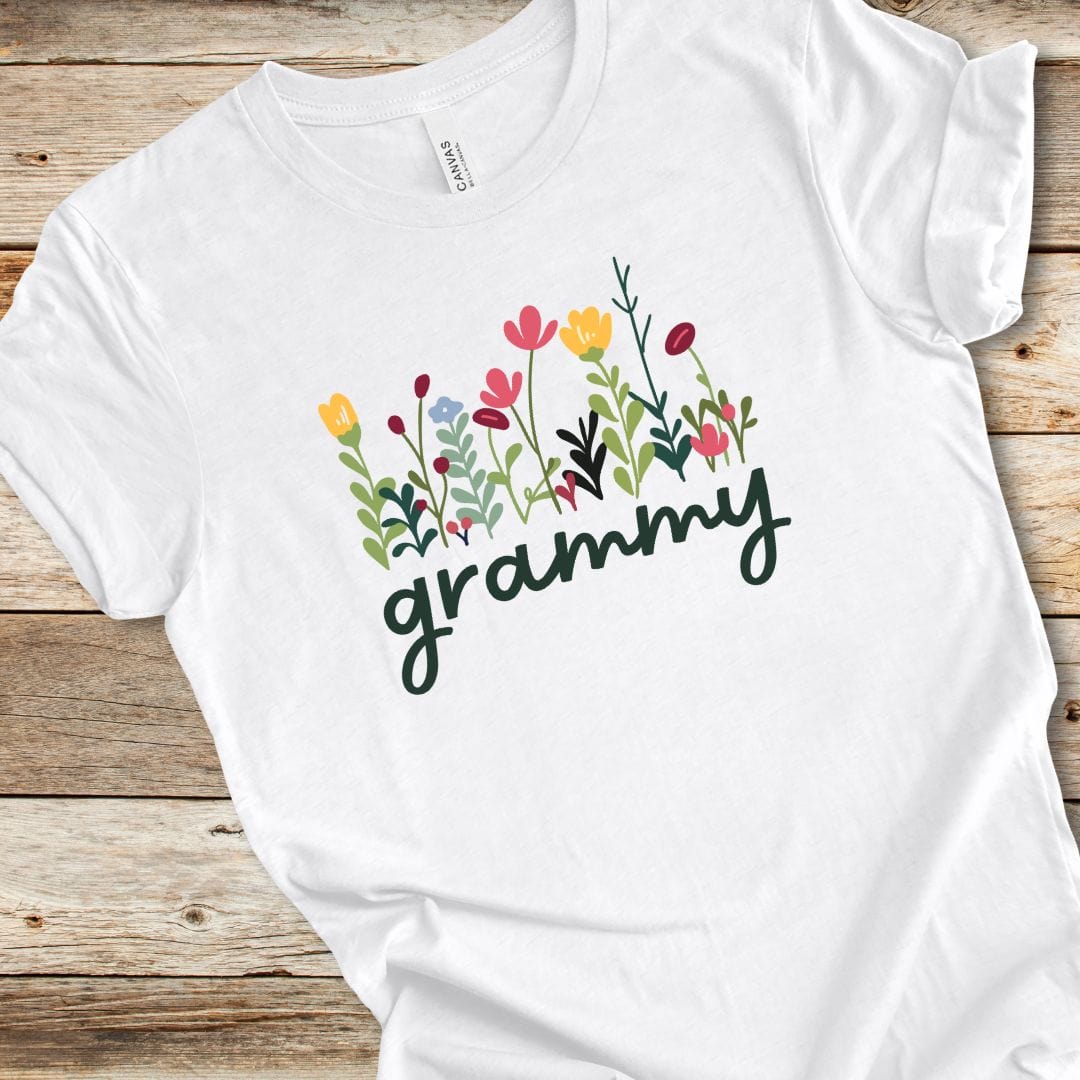 Colorful Wildflower Grammy Tee