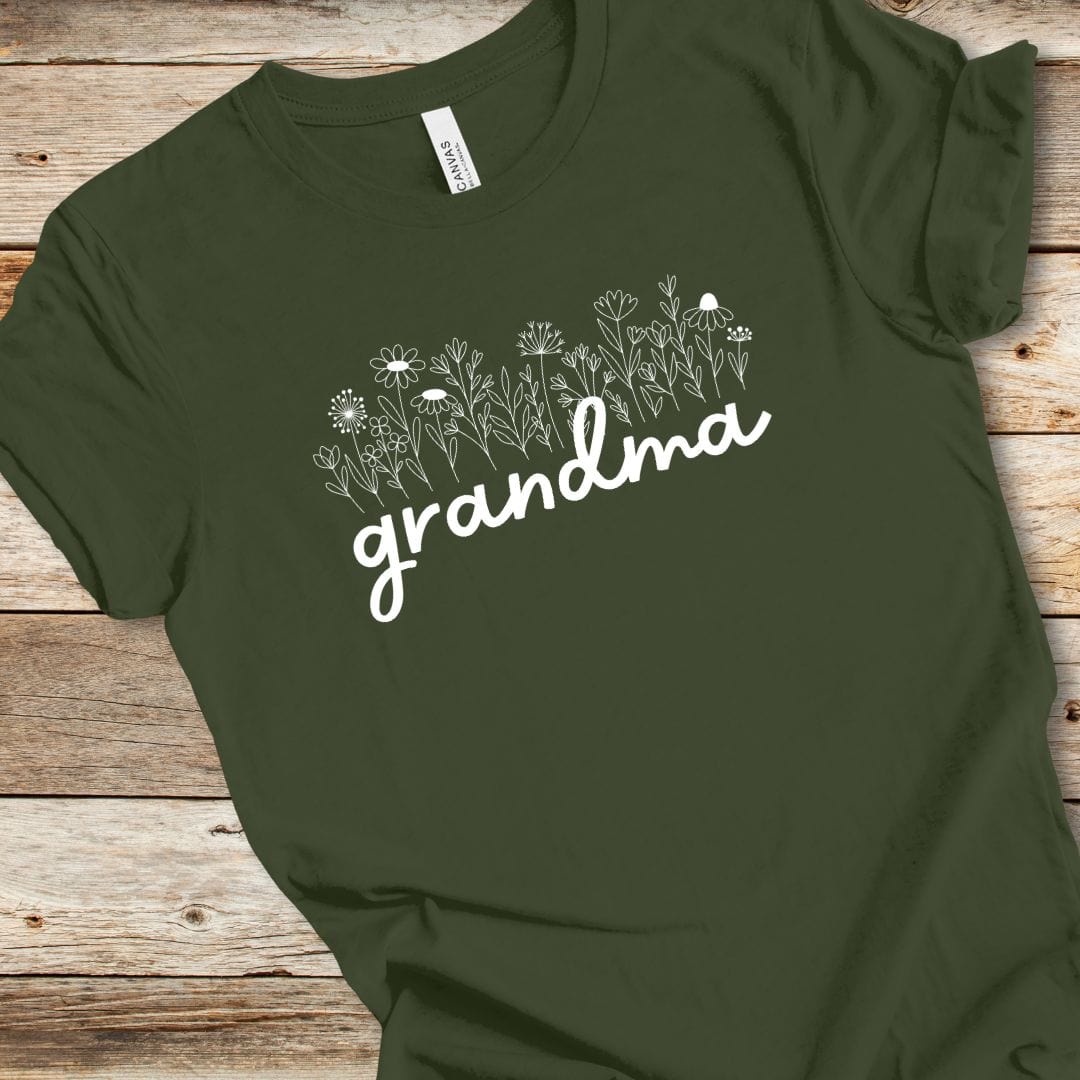 Wildflower Grandma Tee