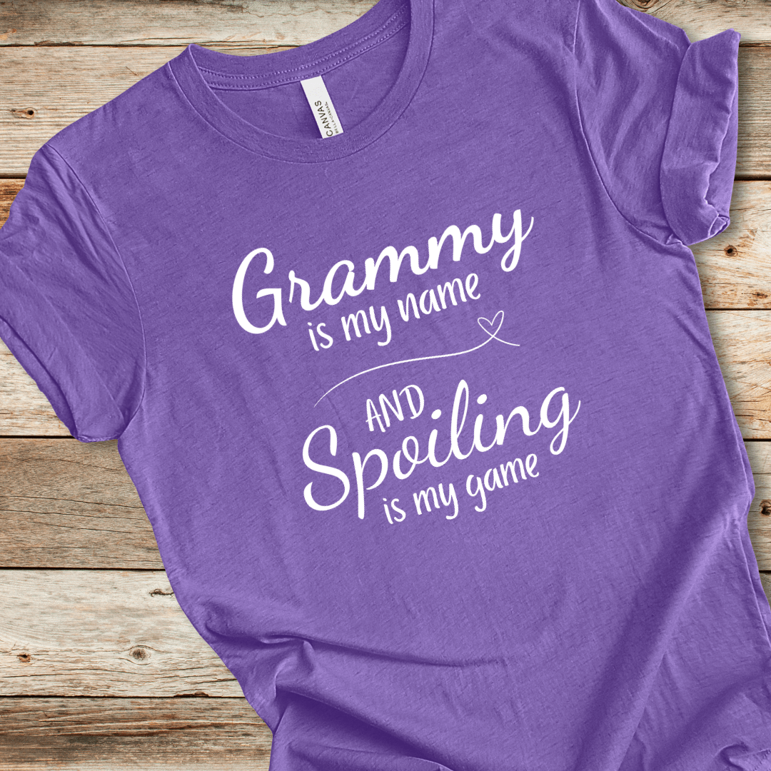 Grammy Is My Name And Spoiling Is My Game Tee