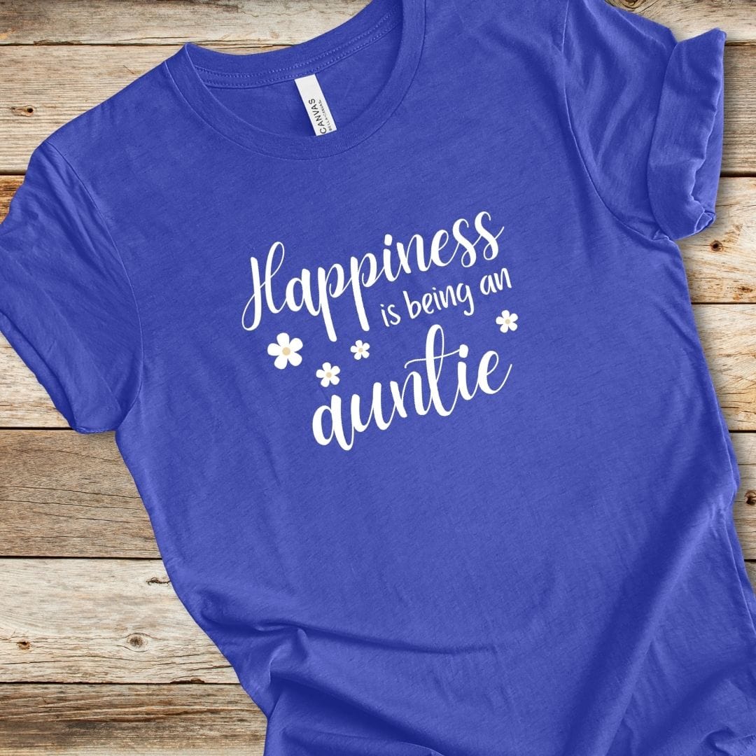 Floral Happiness Is Being An Auntie Tee