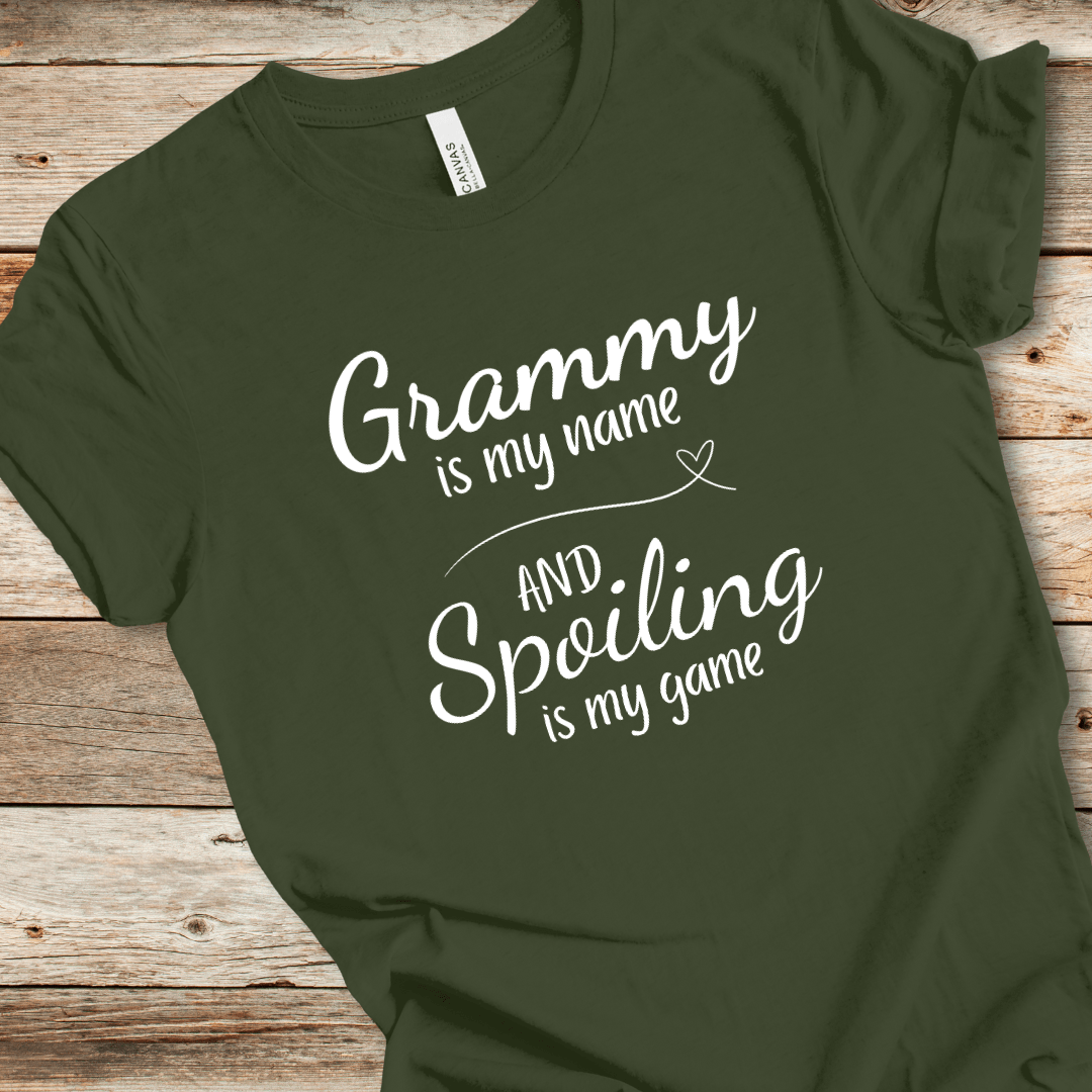 Grammy Is My Name And Spoiling Is My Game Tee