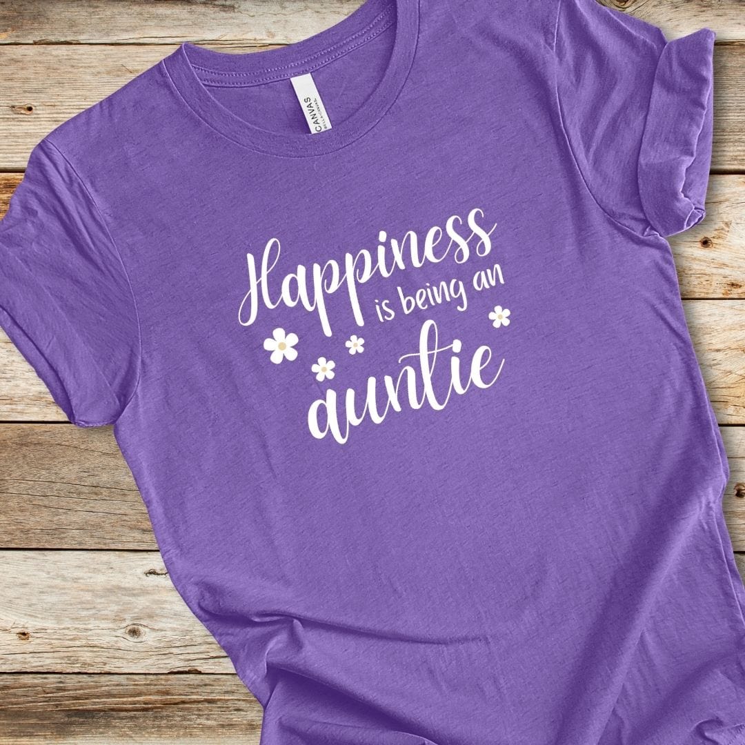 Floral Happiness Is Being An Auntie Tee