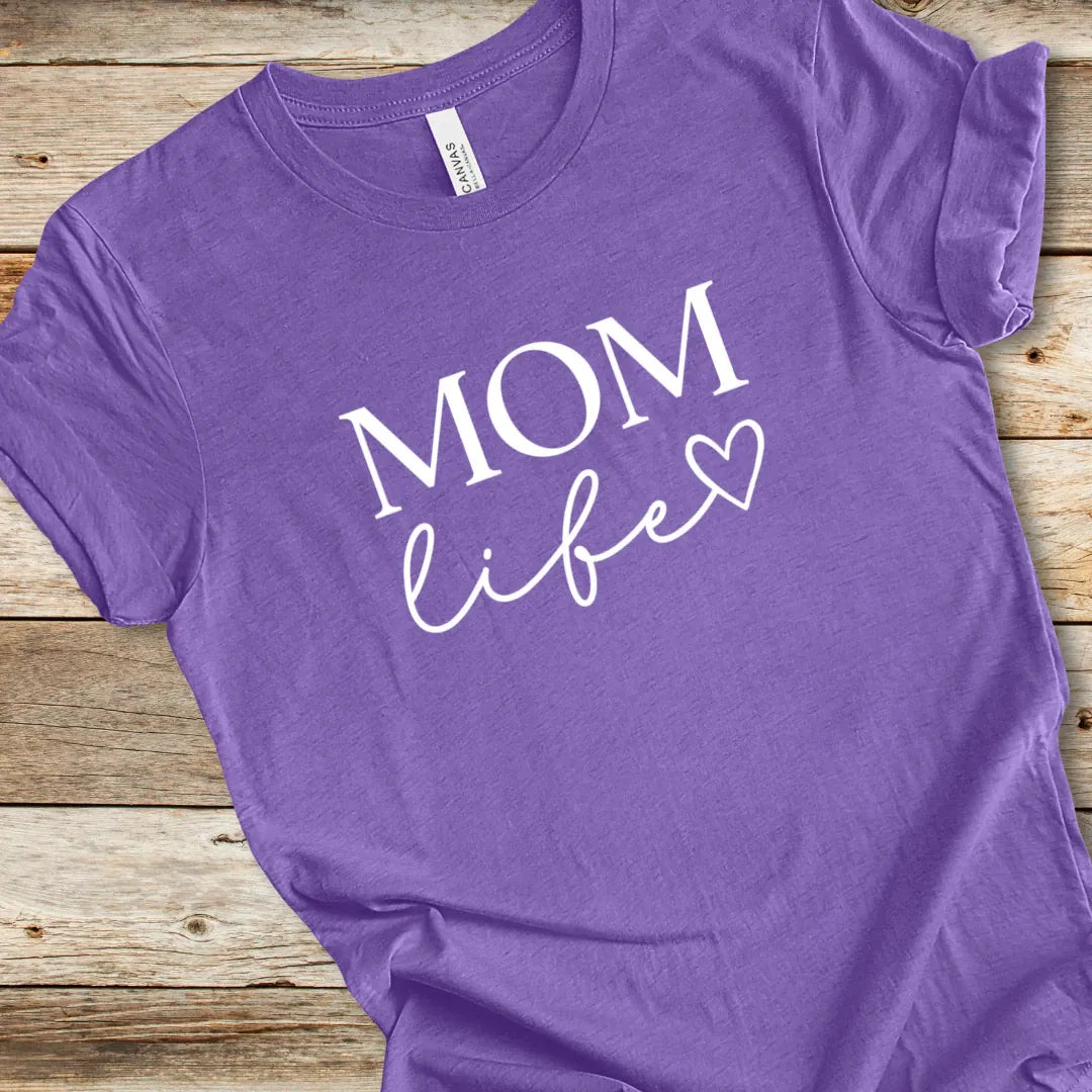 Mom Life Heart Tee