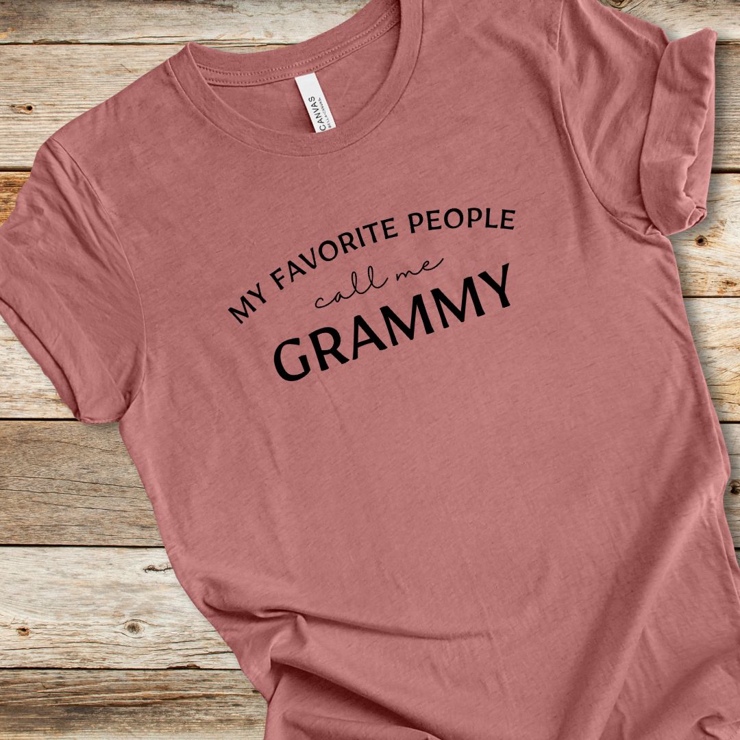 My Favorite People Call Me Grammy Tee