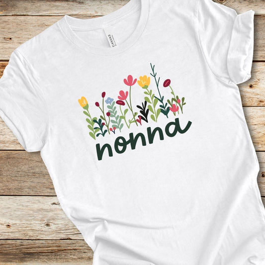 Colorful Wildflower Nonna Tee