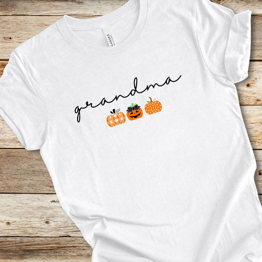 Halloween Pumpkin Grandma Tee