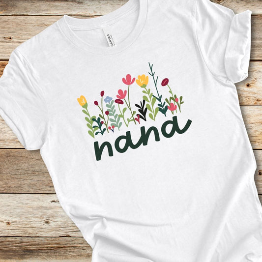 Colorful Wildflower Nana Tee