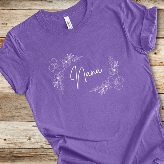 Floral Nana Tee