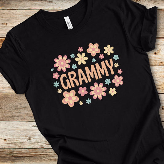Retro Floral Grammy Tee
