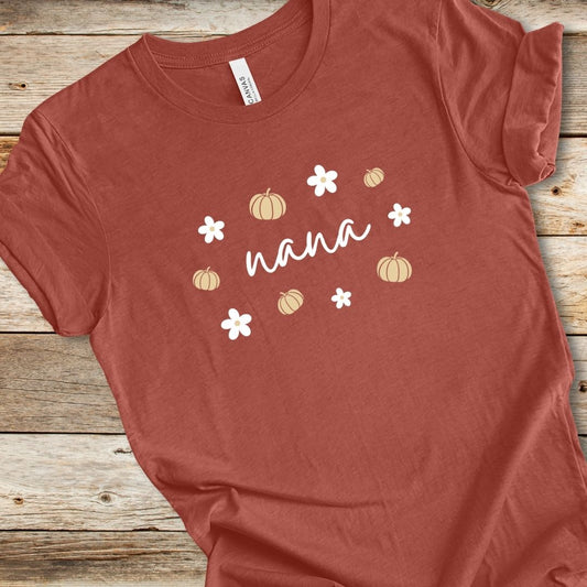 Pumpkin Daisy Nana Tee