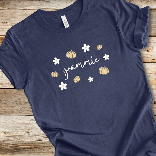 Pumpkin Daisy Grammie Tee