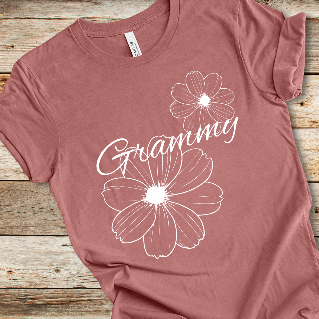 Floral 'Grammy' Tee