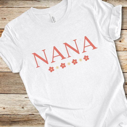 Pink Floral Nana Tee