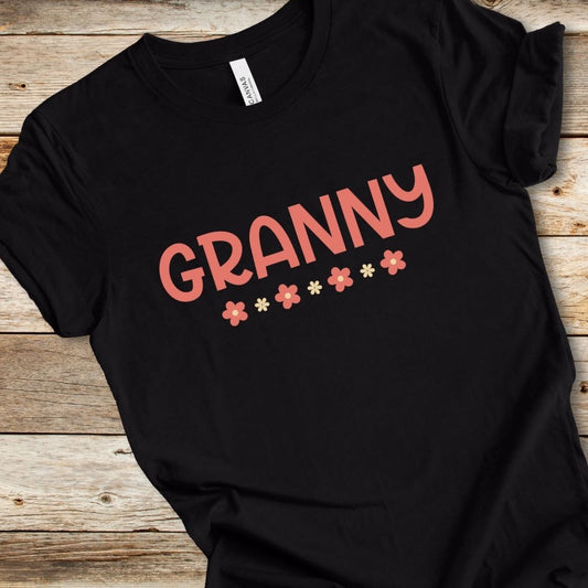 Pink Floral Granny Tee