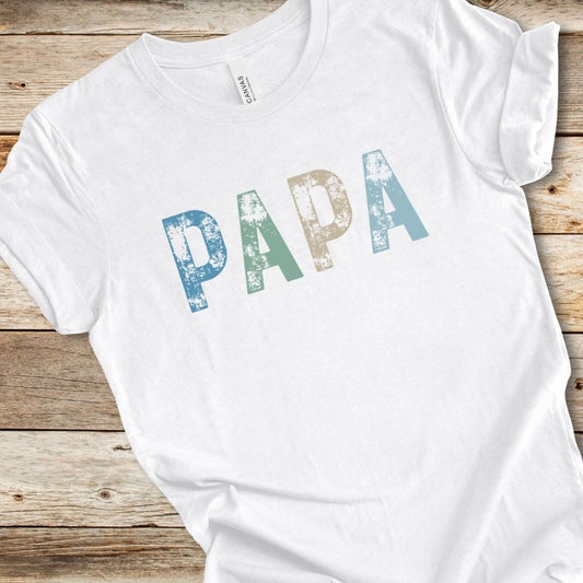 Distressed Papa Tee
